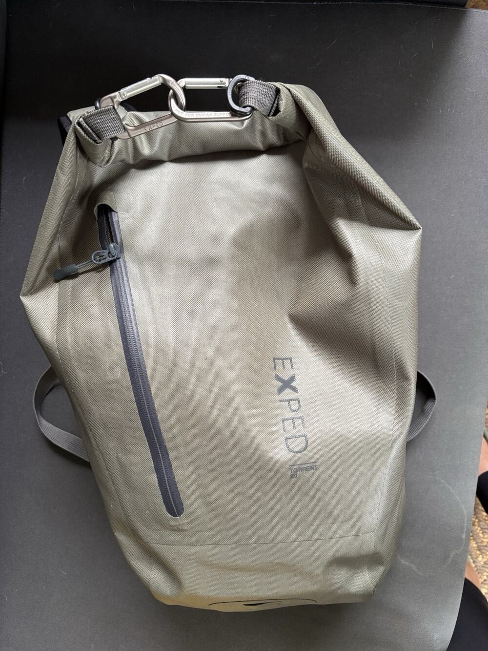 Exped Torrent 20 - Waterproof Backpack in Green Camping Sports